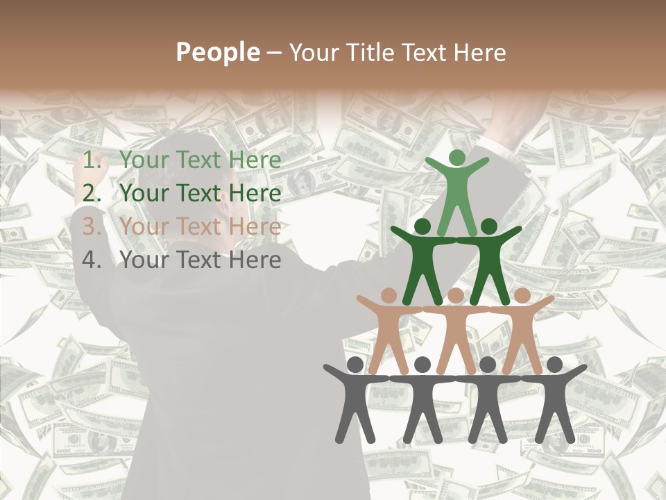 Concept Sky Vertical PowerPoint Template