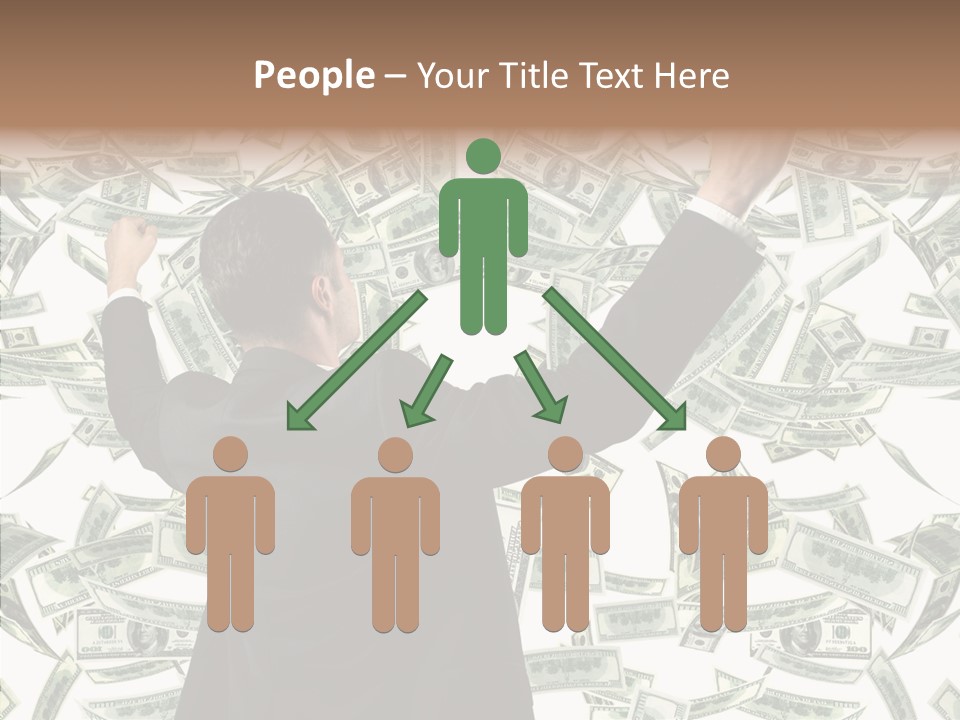 Concept Sky Vertical PowerPoint Template