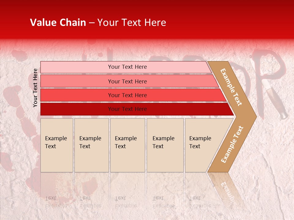 Sign Hand Print Scary PowerPoint Template