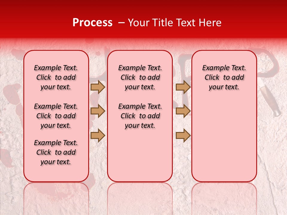 Sign Hand Print Scary PowerPoint Template