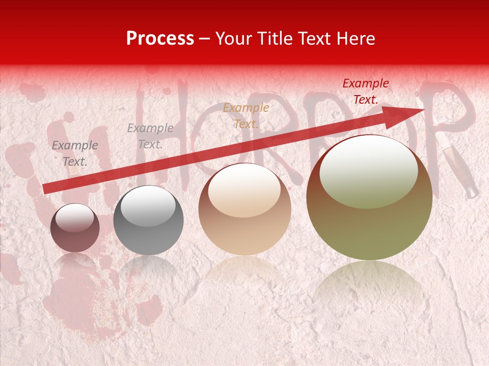 Sign Hand Print Scary PowerPoint Template