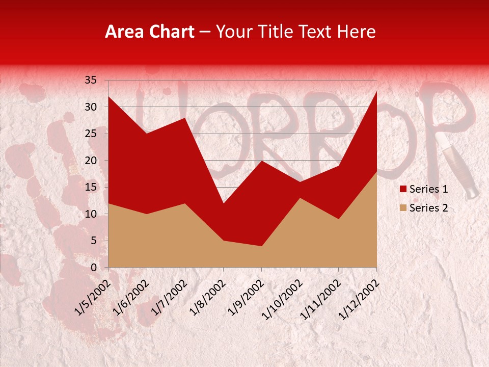 Sign Hand Print Scary PowerPoint Template