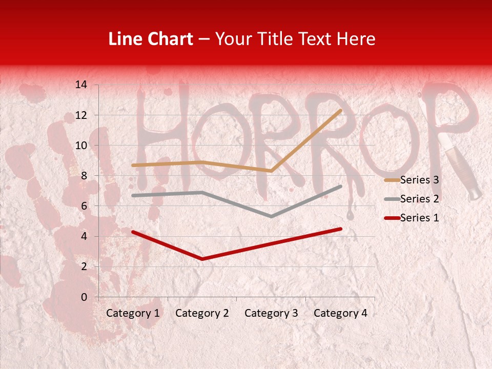 Sign Hand Print Scary PowerPoint Template