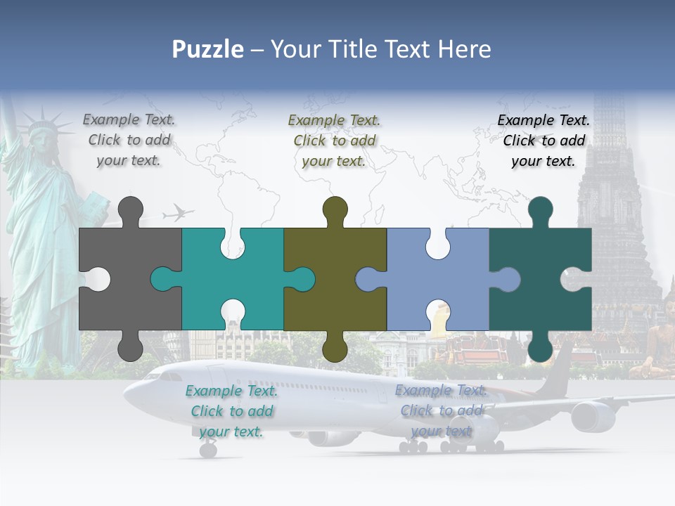 Mahal Earth Blue PowerPoint Template