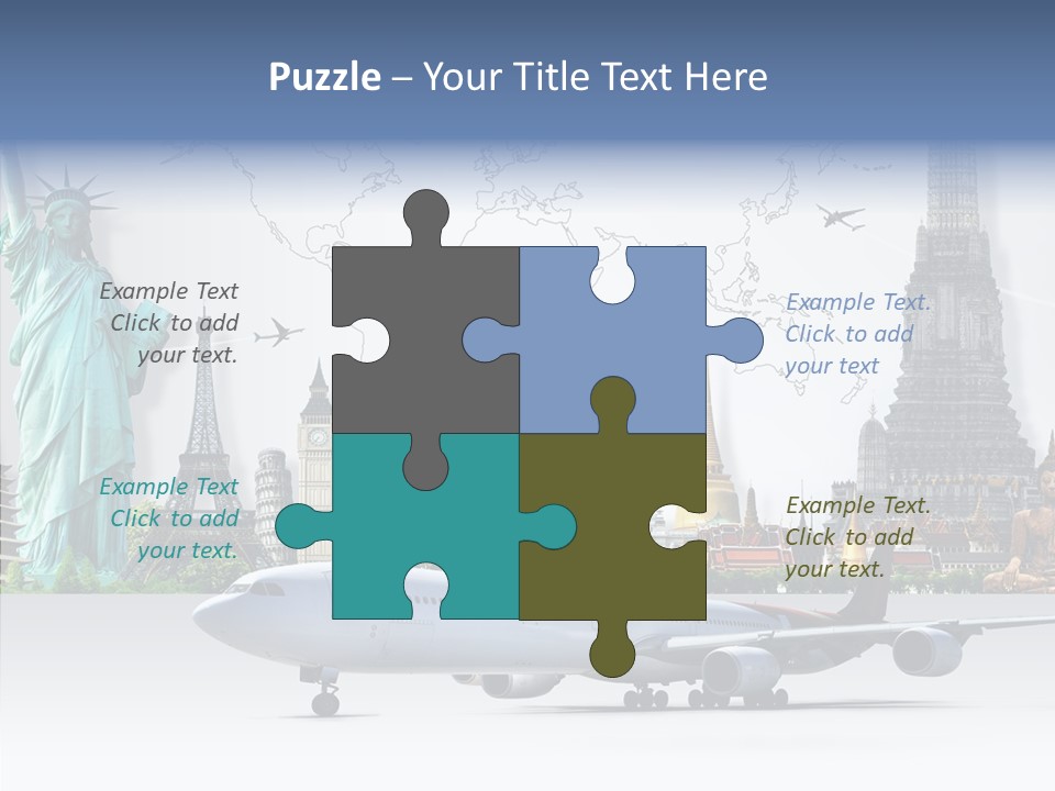 Mahal Earth Blue PowerPoint Template