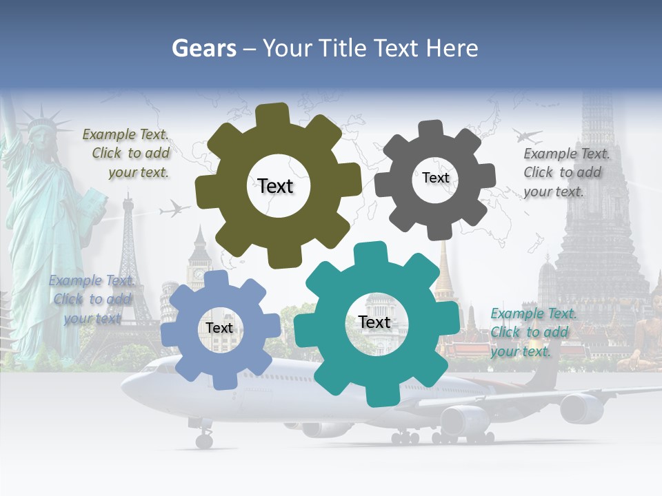 Mahal Earth Blue PowerPoint Template