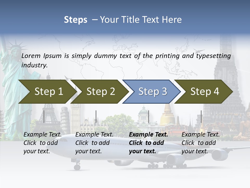 Mahal Earth Blue PowerPoint Template