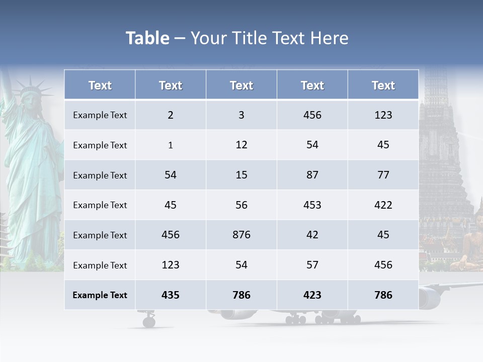 Mahal Earth Blue PowerPoint Template