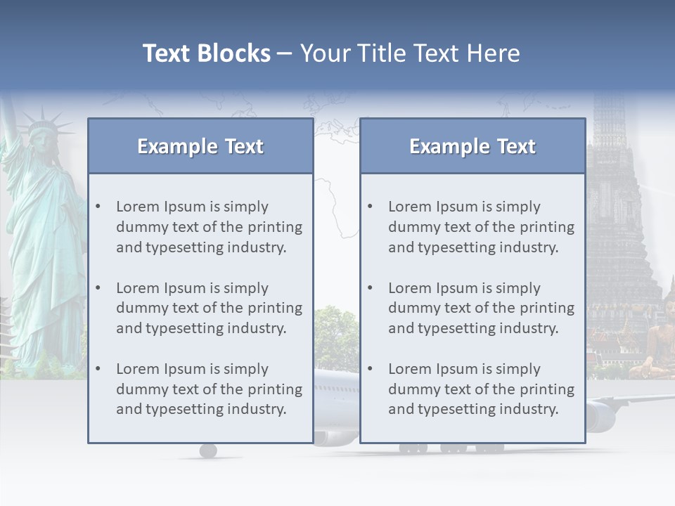 Mahal Earth Blue PowerPoint Template
