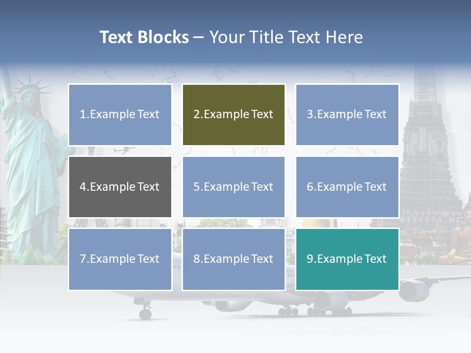 Mahal Earth Blue PowerPoint Template