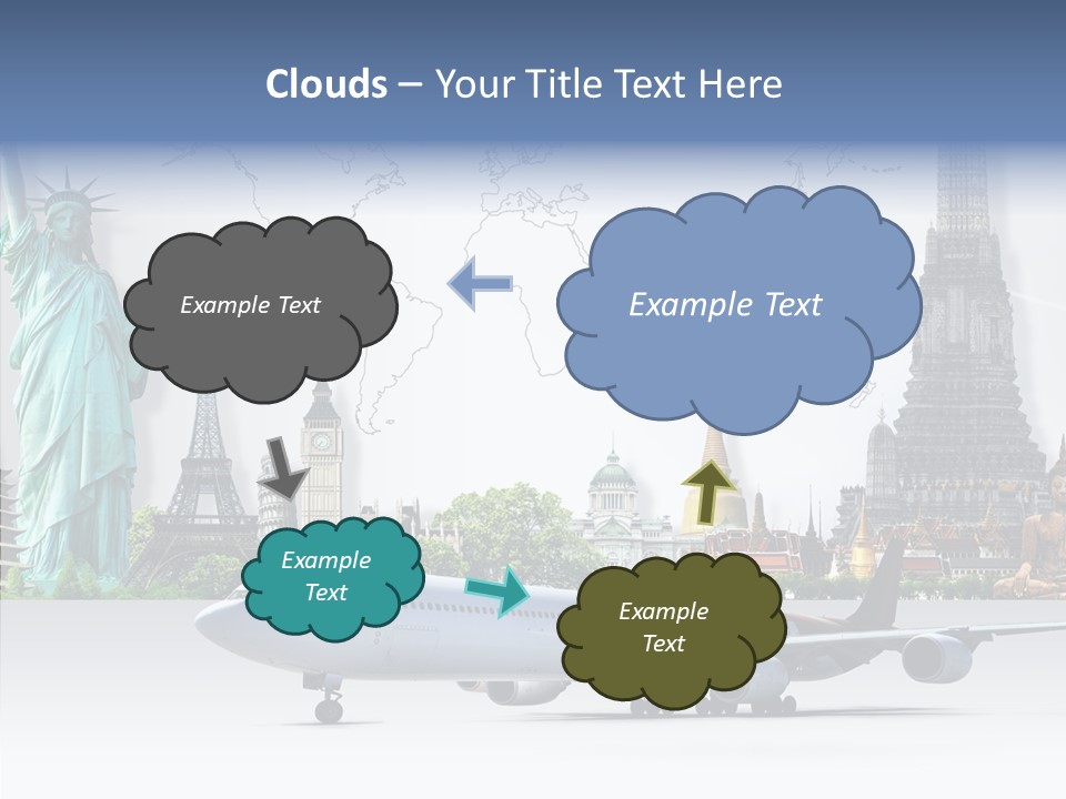 Mahal Earth Blue PowerPoint Template