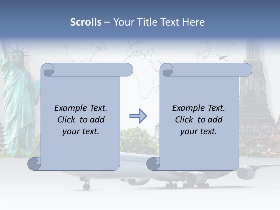 Mahal Earth Blue PowerPoint Template