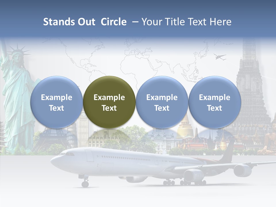 Mahal Earth Blue PowerPoint Template