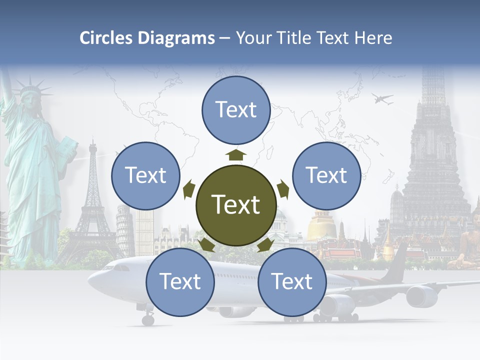 Mahal Earth Blue PowerPoint Template