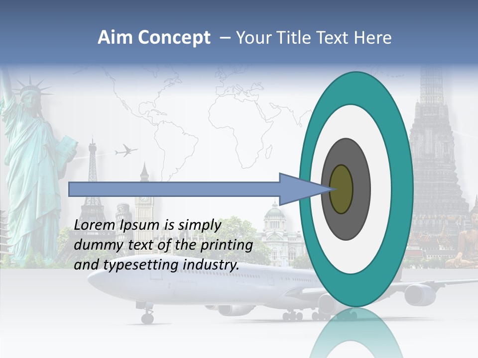 Mahal Earth Blue PowerPoint Template