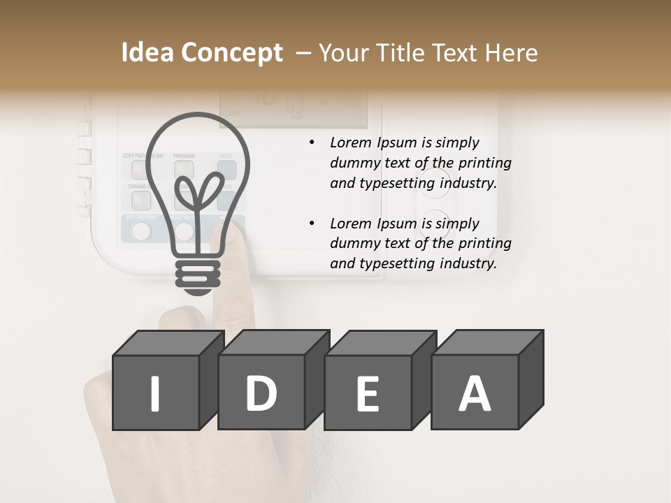 Home Fan Modern PowerPoint Template