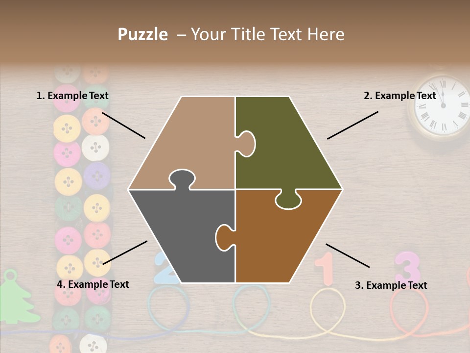 Board Pink Needle PowerPoint Template