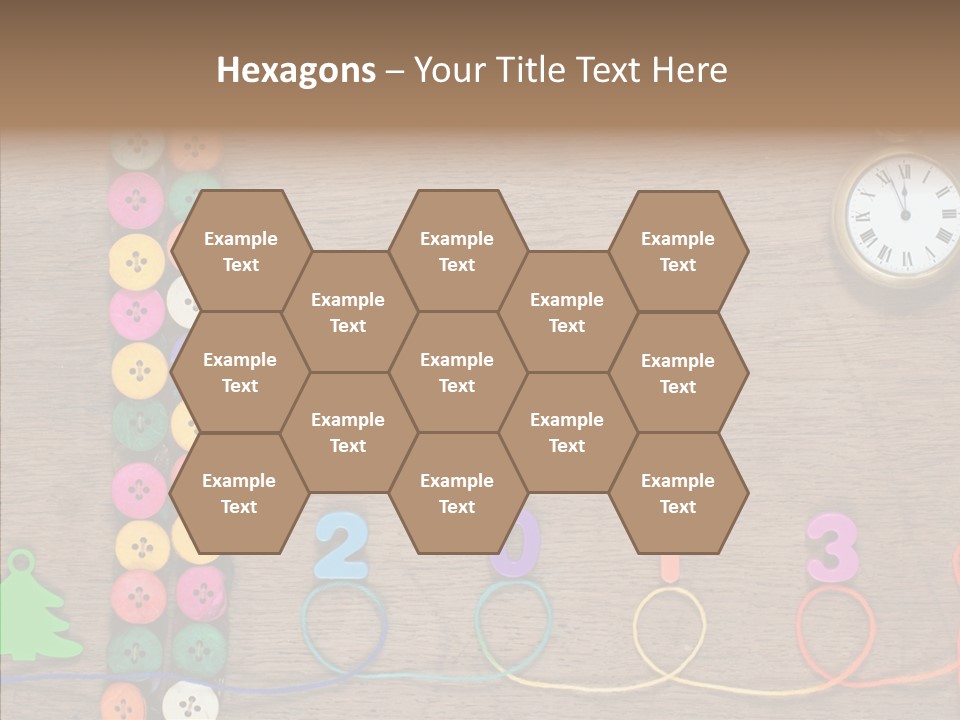 Board Pink Needle PowerPoint Template