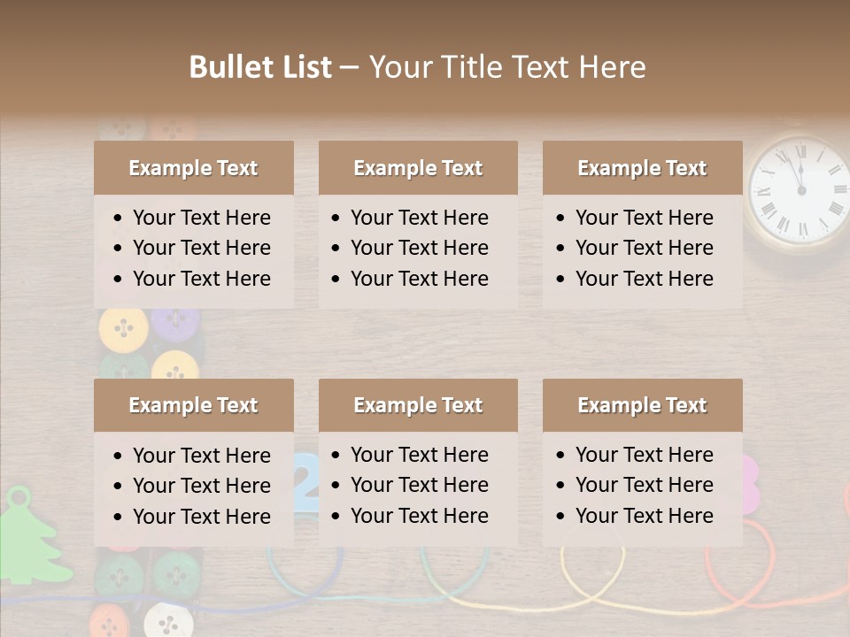 Board Pink Needle PowerPoint Template