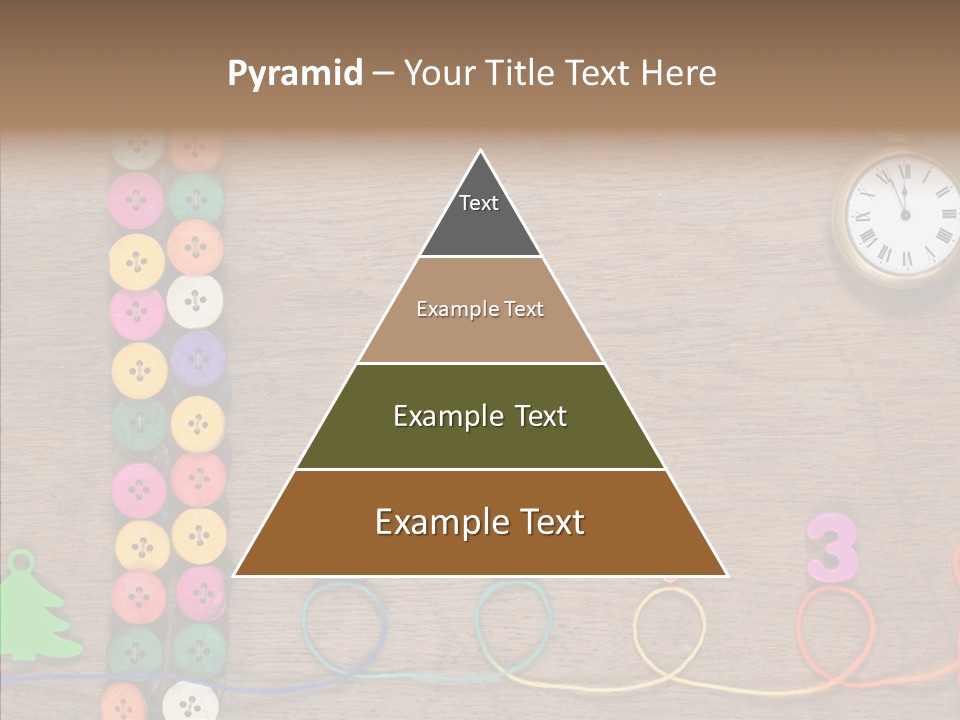 Board Pink Needle PowerPoint Template