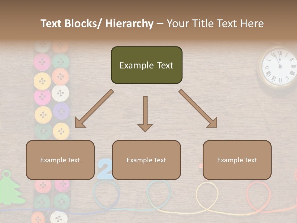 Board Pink Needle PowerPoint Template