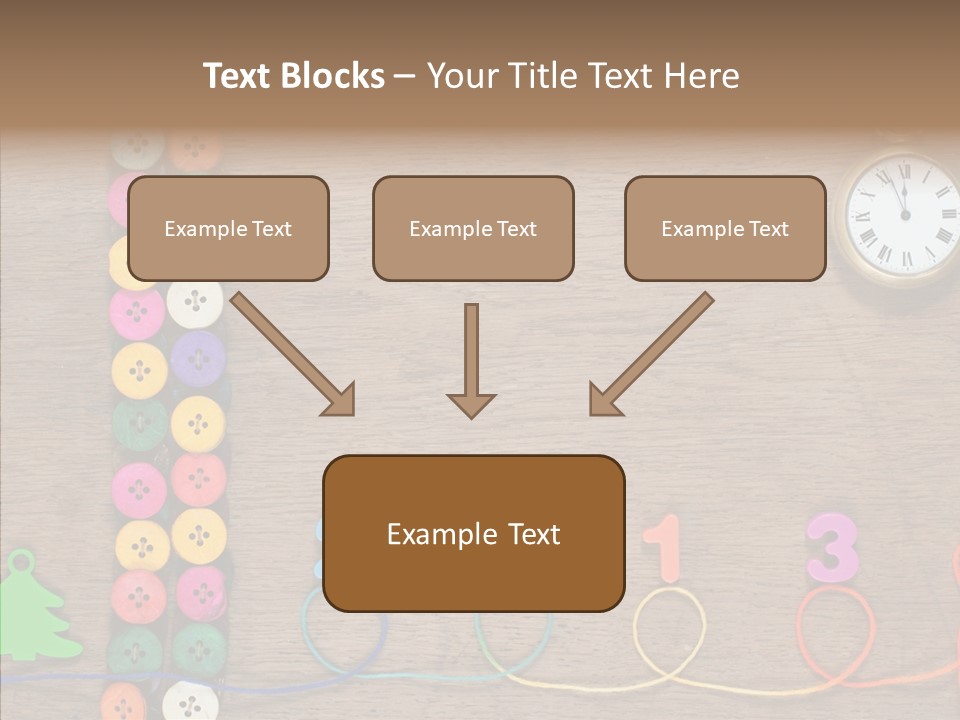 Board Pink Needle PowerPoint Template