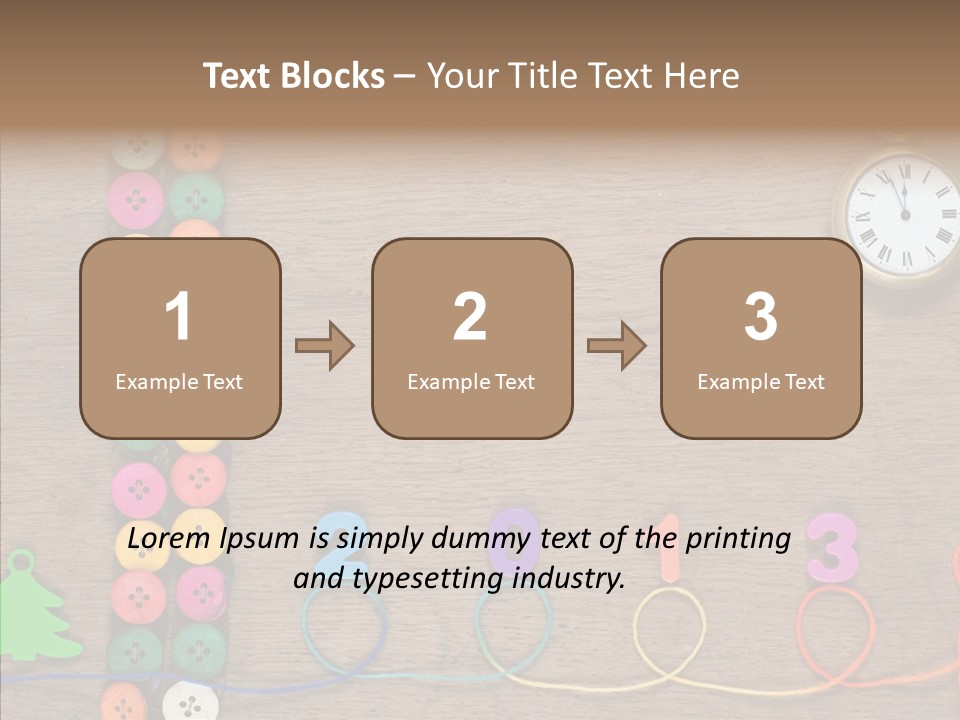 Board Pink Needle PowerPoint Template