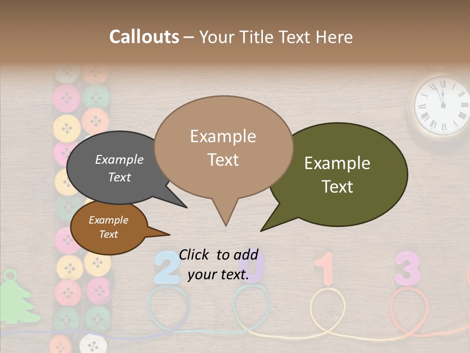 Board Pink Needle PowerPoint Template