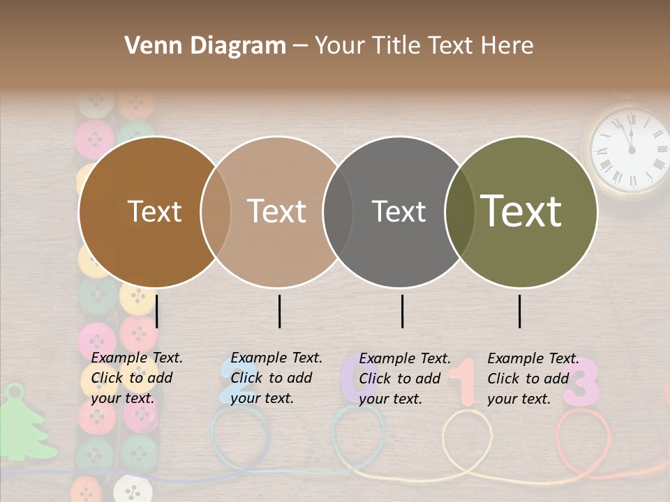 Board Pink Needle PowerPoint Template