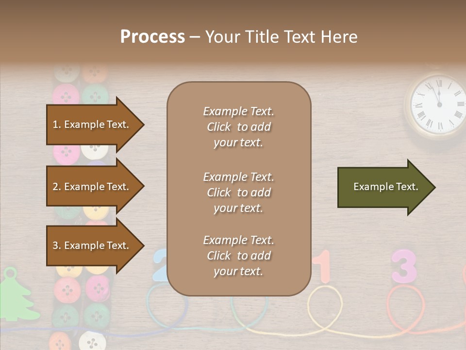 Board Pink Needle PowerPoint Template
