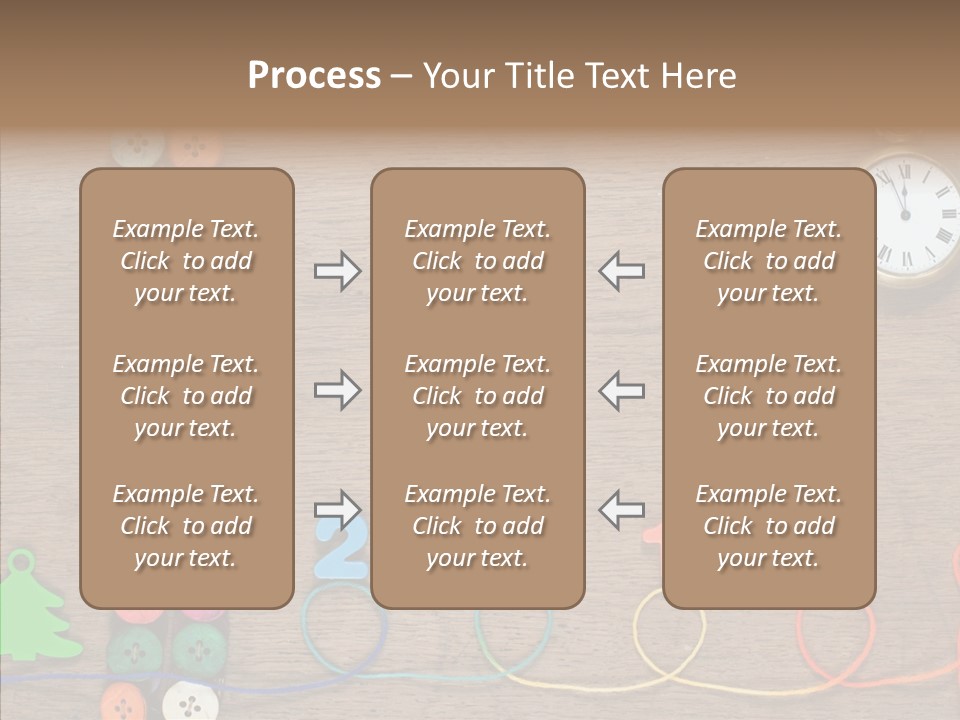 Board Pink Needle PowerPoint Template