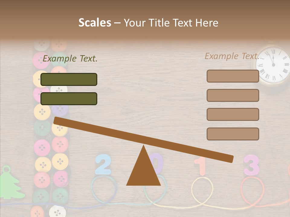 Board Pink Needle PowerPoint Template