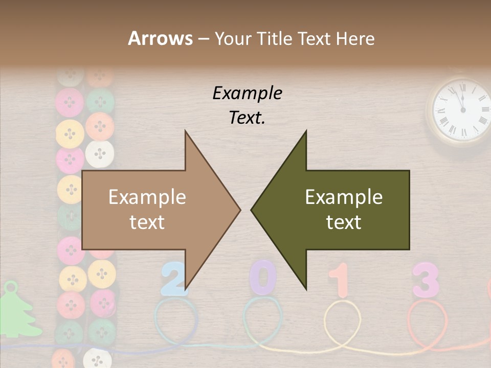 Board Pink Needle PowerPoint Template