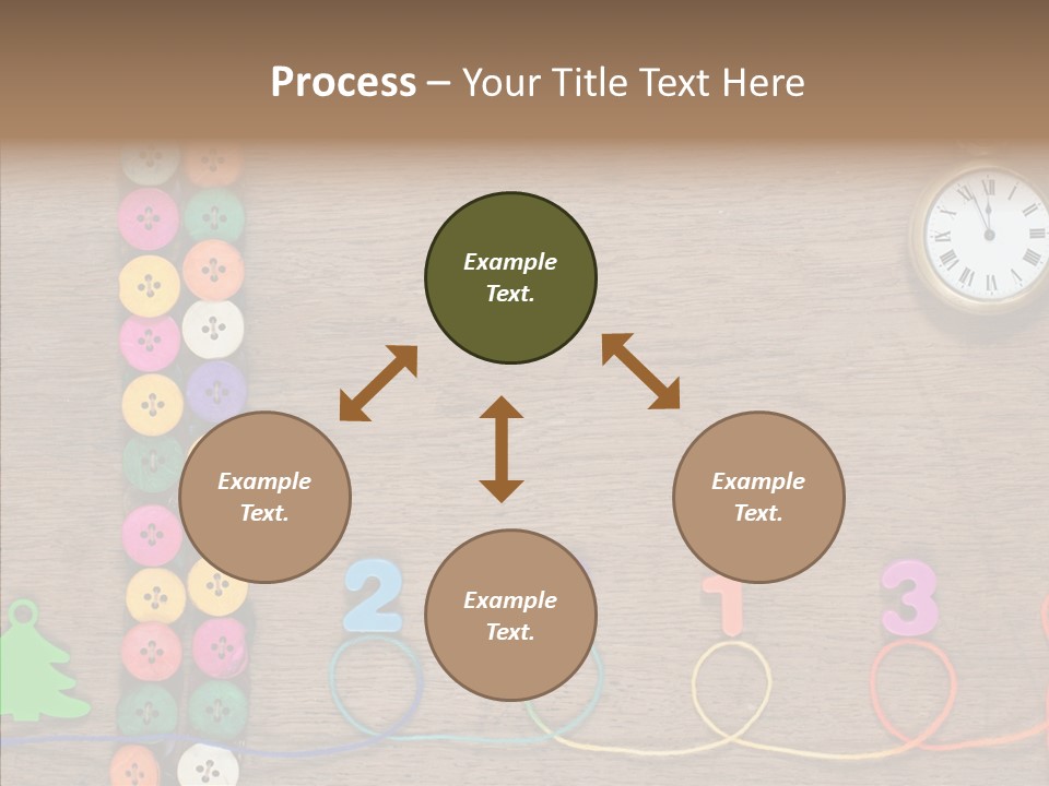 Board Pink Needle PowerPoint Template