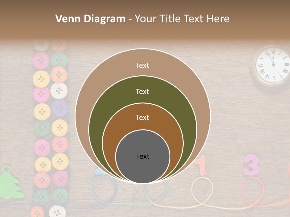 Board Pink Needle PowerPoint Template