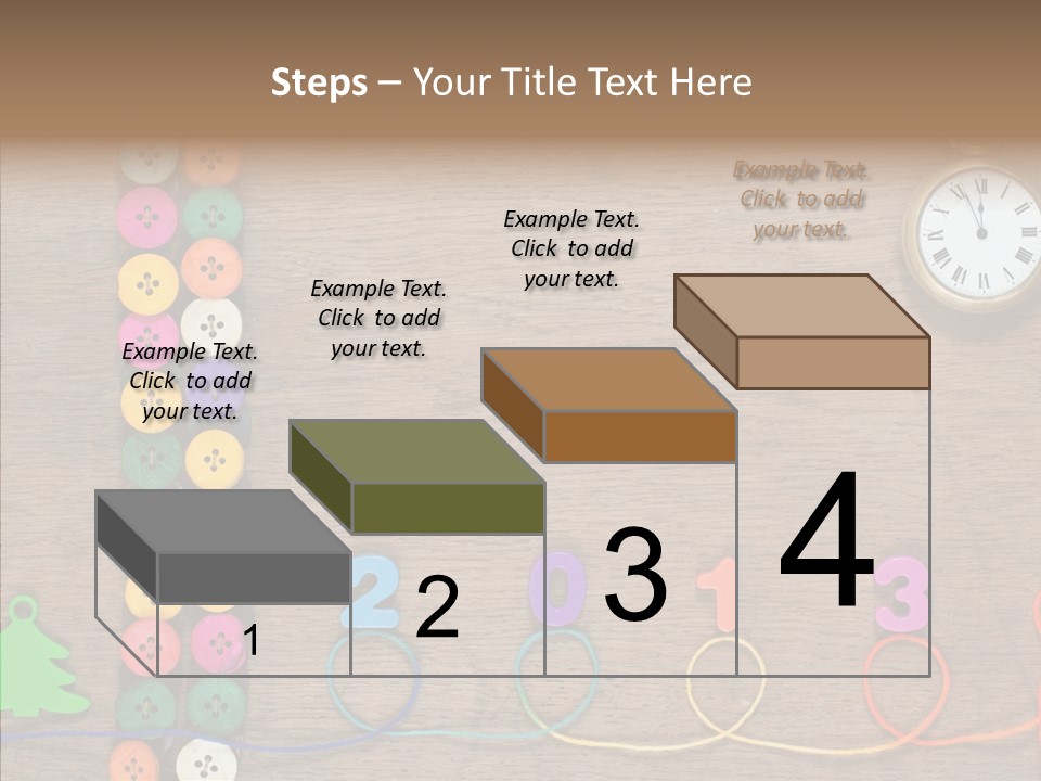 Board Pink Needle PowerPoint Template