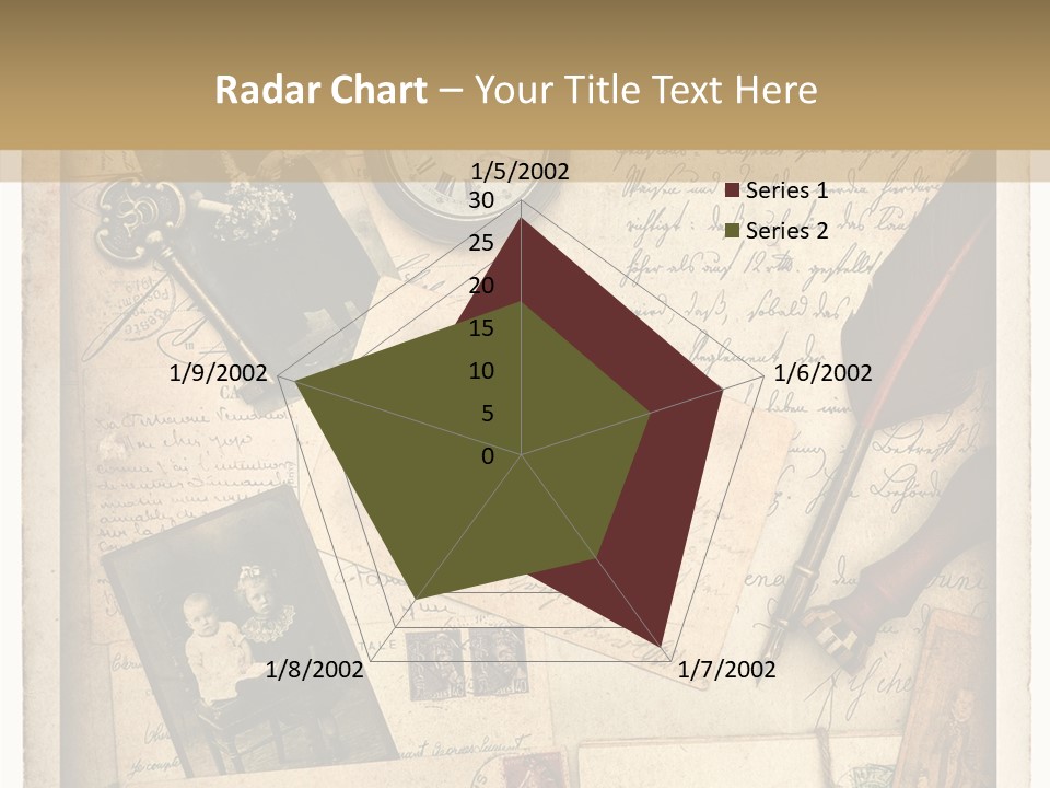 Calligraphy Quill Blank PowerPoint Template