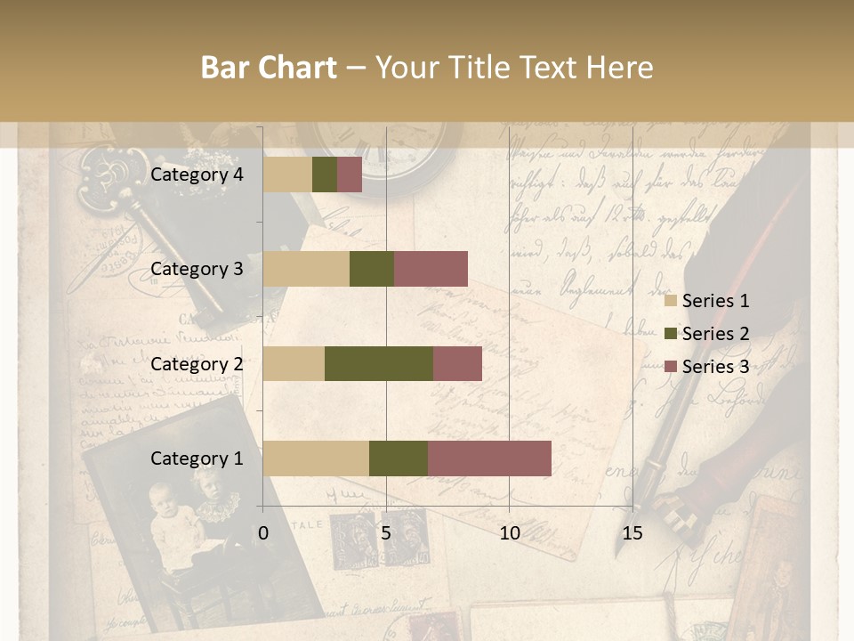 Calligraphy Quill Blank PowerPoint Template