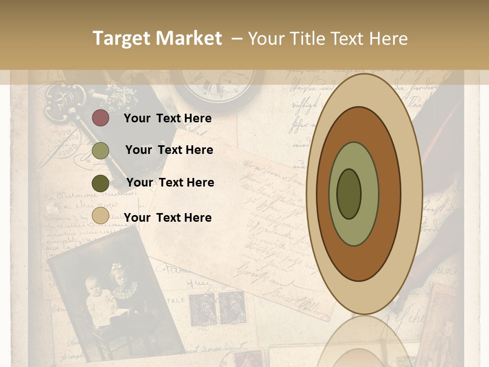 Calligraphy Quill Blank PowerPoint Template