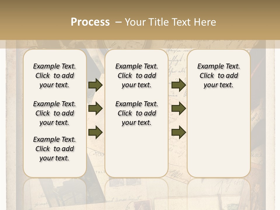 Calligraphy Quill Blank PowerPoint Template