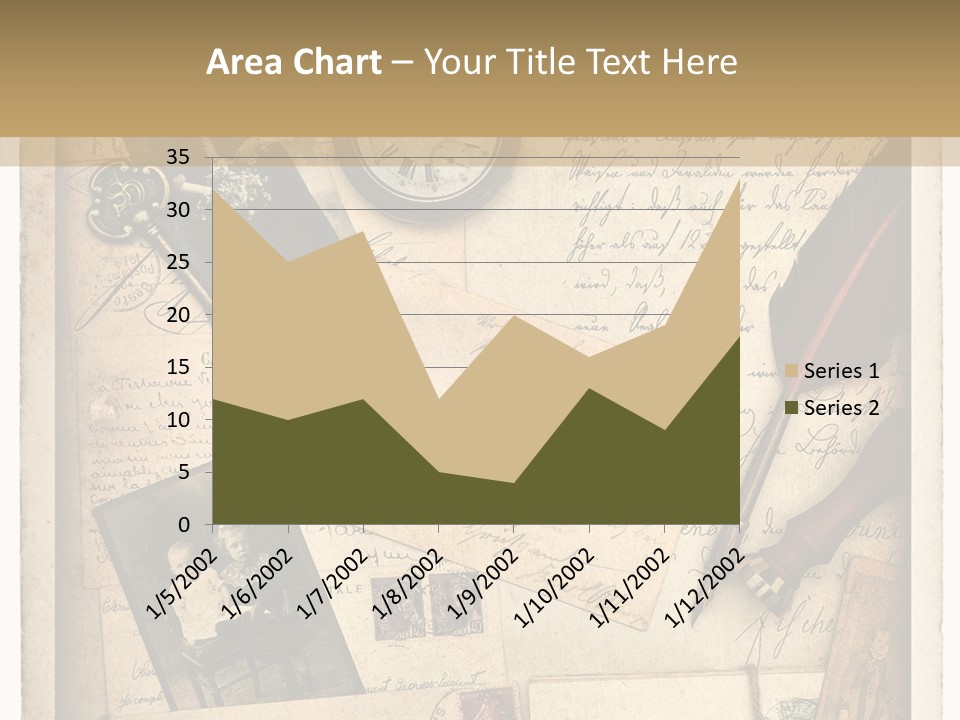 Calligraphy Quill Blank PowerPoint Template