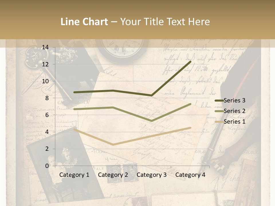 Calligraphy Quill Blank PowerPoint Template