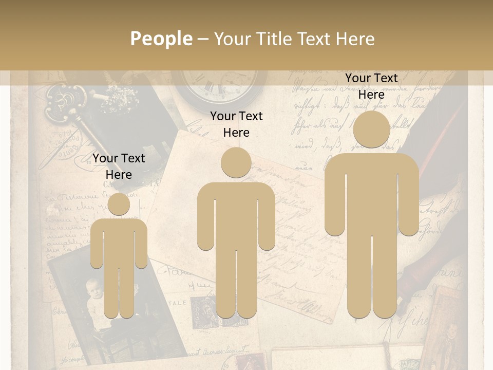 Calligraphy Quill Blank PowerPoint Template