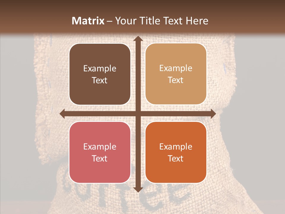 Element Bag Arabica PowerPoint Template