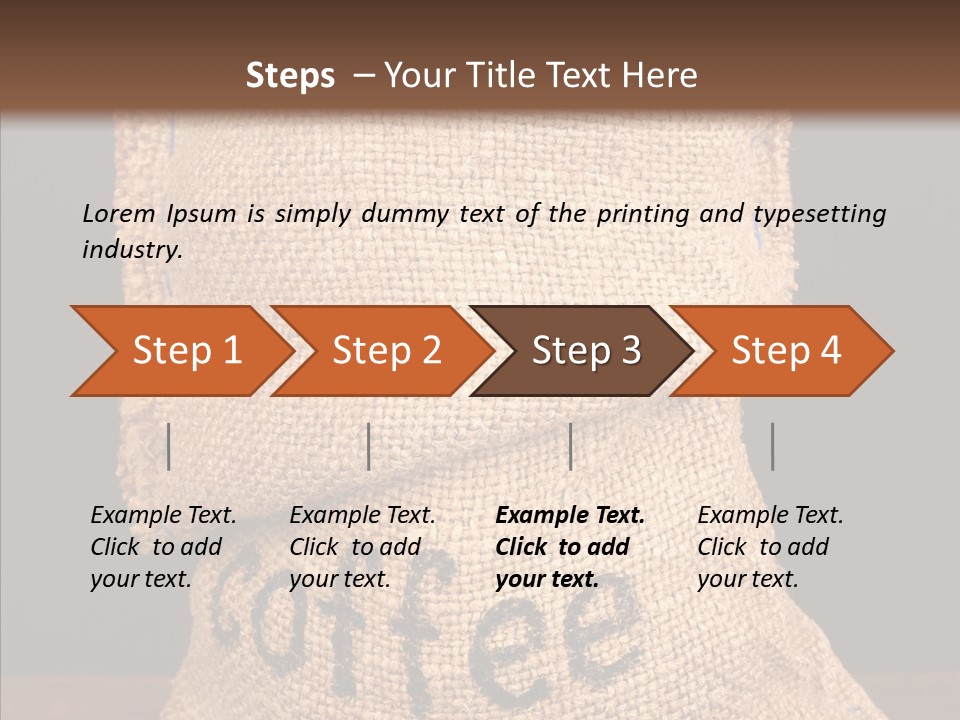 Element Bag Arabica PowerPoint Template
