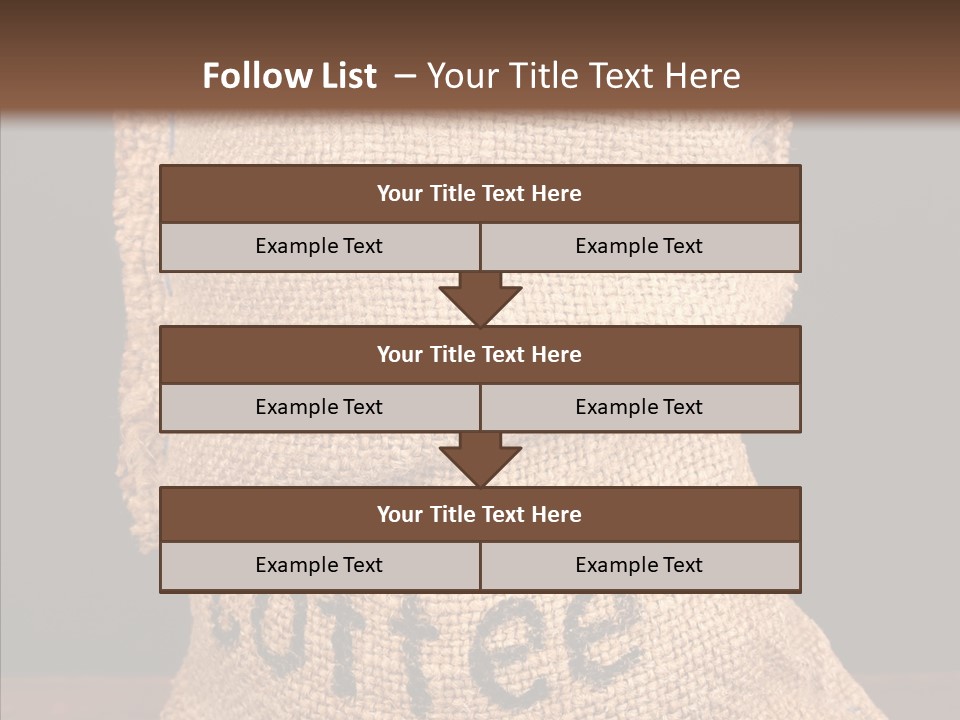 Element Bag Arabica PowerPoint Template