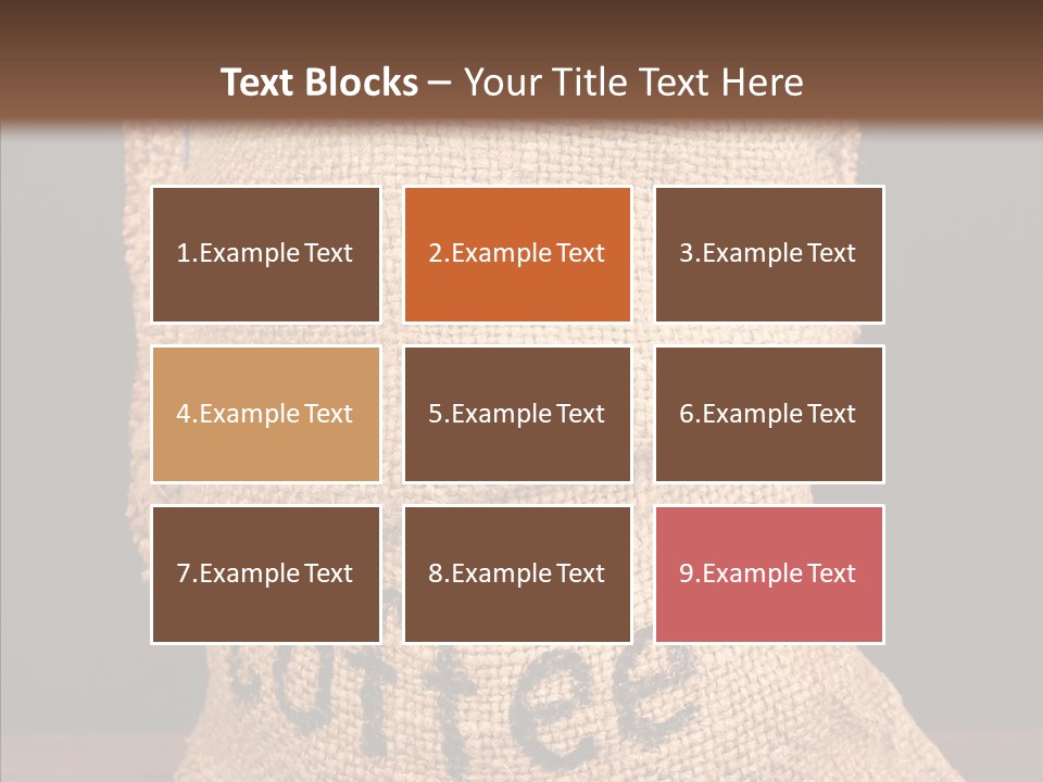 Element Bag Arabica PowerPoint Template