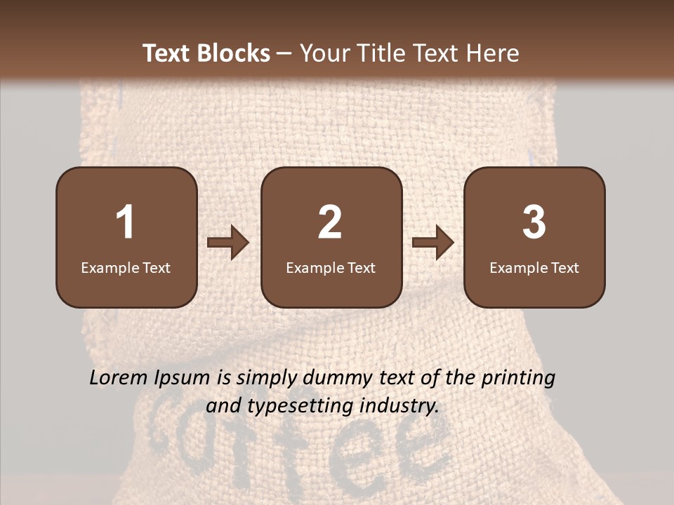 Element Bag Arabica PowerPoint Template