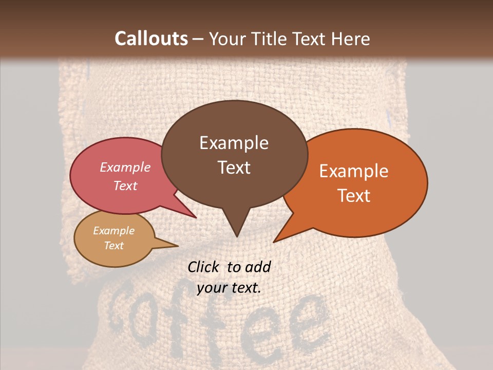 Element Bag Arabica PowerPoint Template