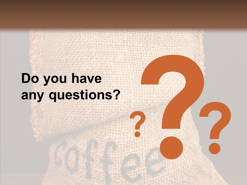 Element Bag Arabica PowerPoint Template